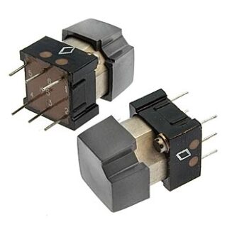 Кнопочный переключатель ПКБ7С-3 (серые)