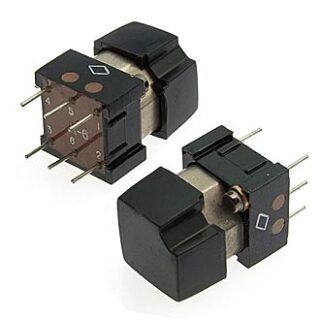 Кнопочный переключатель ПКБ7С-4 (черные)