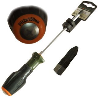 Отвертка 742026 Отвертка крестовая PH2х150мм