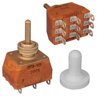 Тумблер ПТ3-10В с протектором