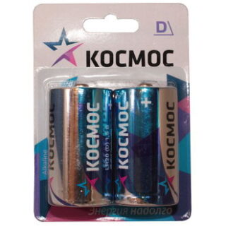 Батарейка Космос LR20 2*BL