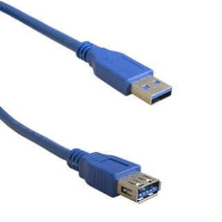 Компьютерный шнур USB3.0 A(m)-USB A(f) Bl 1.8m