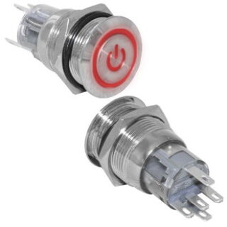 Кнопка антивандальная LAS1-AGQ-11ET/R/N on-(on)