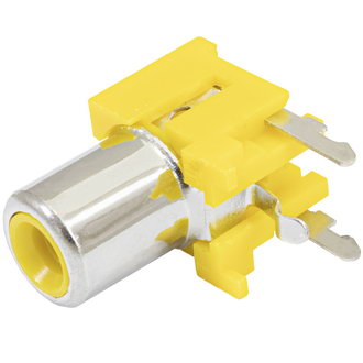 Разъем RCA RCA-103P гн на плату (RS-105A)