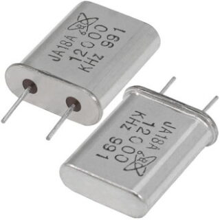 Кварцевый резонатор HC49U 12 MHz 16pF 30ppm