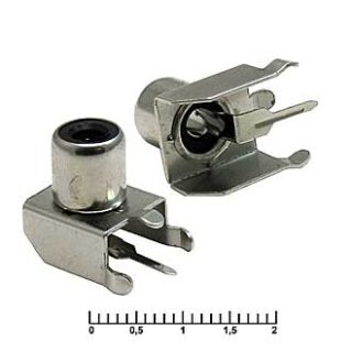 Разъем RCA RCA-107 гн на плату (RS-101)