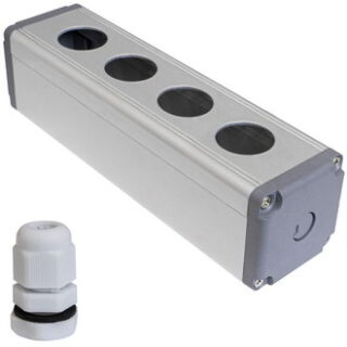 Корпус кнопочного поста BP-AL-4-22-N