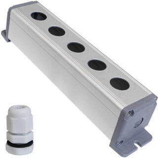 Корпус кнопочного поста BP-AL-5-19-W