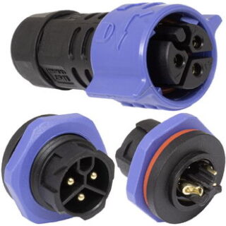 Разъем герметичный SZC20B-3P-M-FB