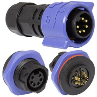 Разъем герметичный SZC20B-6P-M-FB