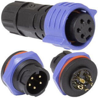 Разъем герметичный SZC16B-5P-M-FB