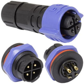 Разъем герметичный SZC16B-4P-M-FB