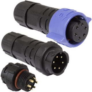 Разъем герметичный SZC16B-6P-F-M