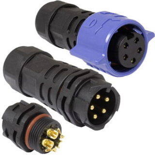 Разъем герметичный SZC20B-5P-F-M