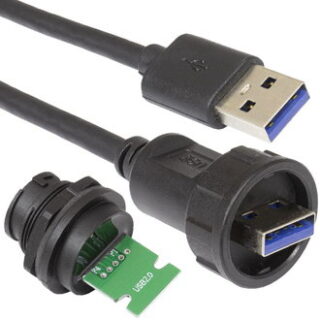 Разъем герметичный USB-3.0B-C-03