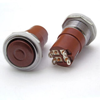 Кнопочный переключатель К3-2 ф20 красный (аналог)