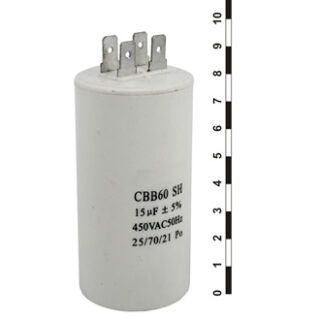 Конденсатор CBB60 15uF 450V (К78-17)