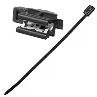 Кабельные стяжки 198х4.8 с фиксатором 03 black