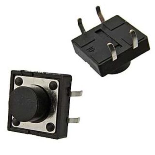 Кнопка тактовая KAN1211-0751B б/отв 12x12x7 mm