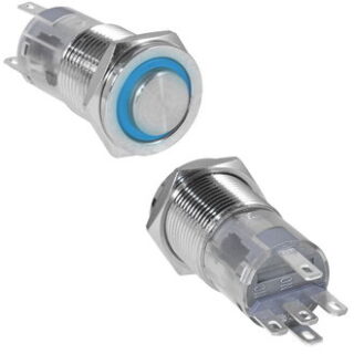 Кнопка антивандальная LAS2GQPH-11E/B/N on-(on)
