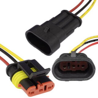 Разъем SuperSeal 1.5, 3PIN MF (18AWG 20cm)