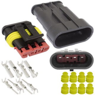 Разъем SuperSeal 1.5, 4PIN MF