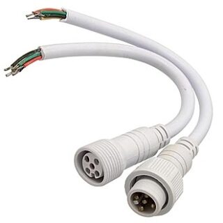 Разъем герметичный 5pin WP L=40 D=21.5mm 5*0.2mm2