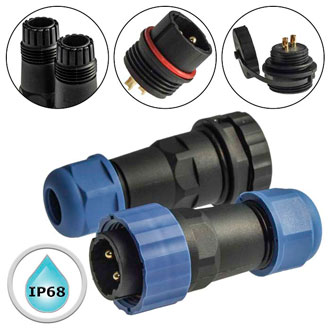 Разъем герметичный SZC21 2P-F-M