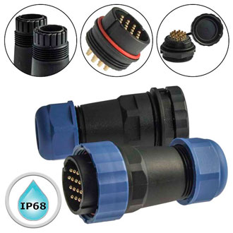 Разъем герметичный SZC28 14P-F-M