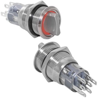 Кнопка антивандальная LAS2-AGQ-11X/31/R/N on-on
