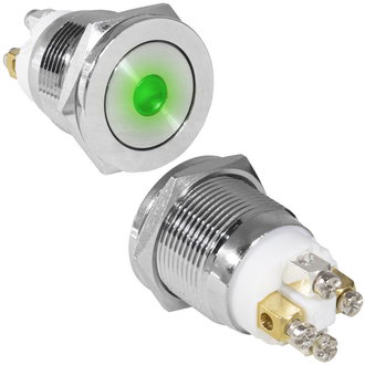 Кнопка антивандальная GQ19PF-10D/G/N off-(on)
