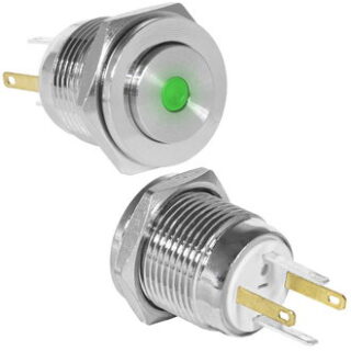 Кнопка антивандальная GQ16PH-10D/JL/G/N off-(on)