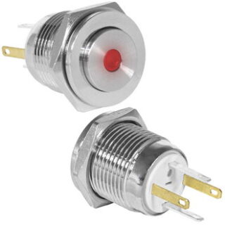 Кнопка антивандальная GQ16PH-10D/JL/R/N off-(on)