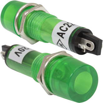 Лампа неоновая в корпусе N-804-G 220V