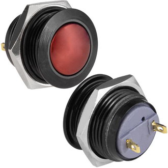 Кнопка антивандальная GQ16B-10/J/B/R/N off-(on)