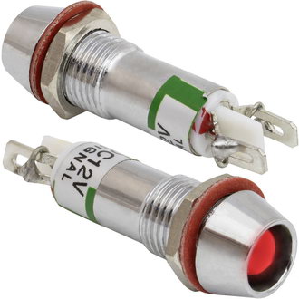 Светодиод в корусе L-615-R 12v (8mm)