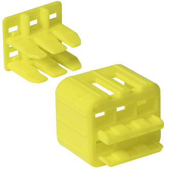 Разъем 70613Y-2-21/11 yellow insert