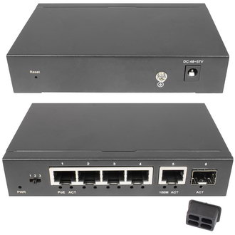 Коммутатор RU-SW-4G1S-P