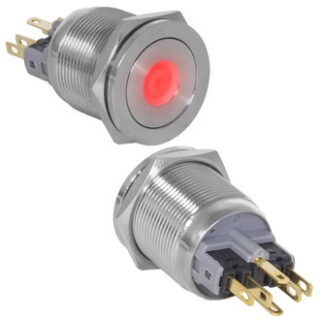 Кнопка антивандальная GQ22PF-11ZD/R/N on-off+off-on