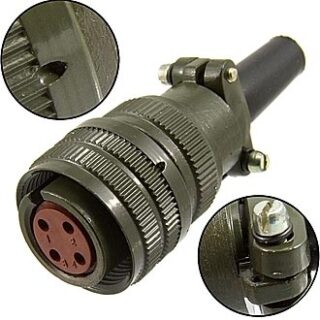Разъем KP2-16K4P M-1mm (каб.роз.)